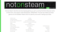 Desktop Screenshot of notonsteam.com